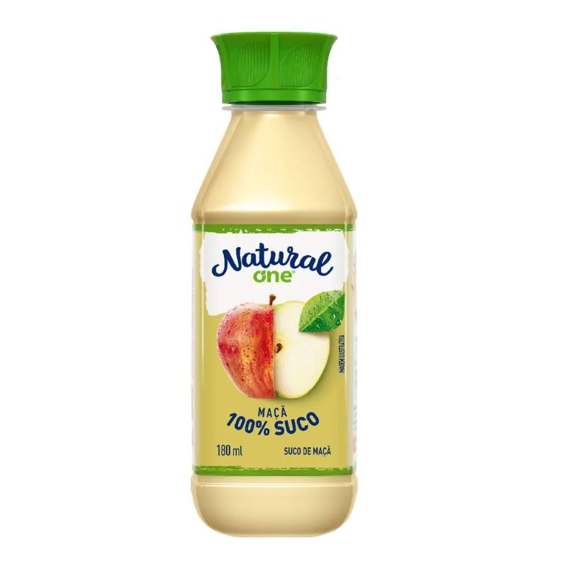 Suco Ambiente Maçã Pet Natural One 180ml